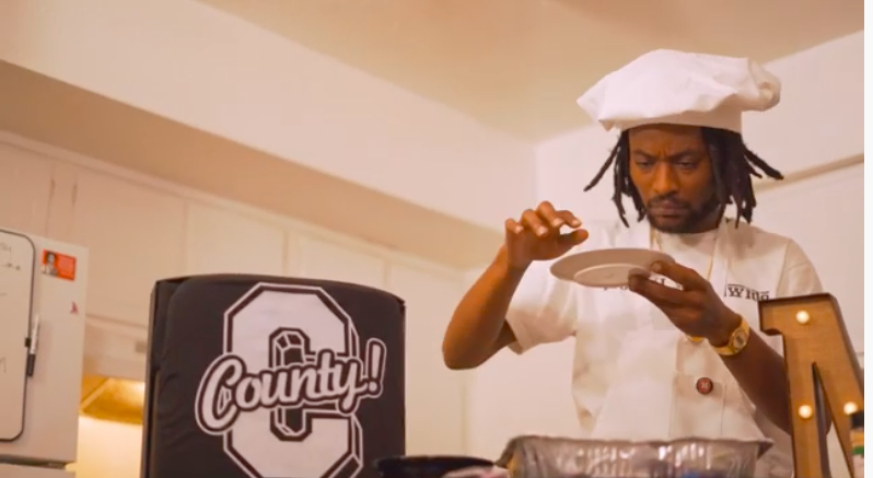 NC Madison Jay Cooks Purple Fried Chicken in New Visual “5th Dimension” @themadisonjay