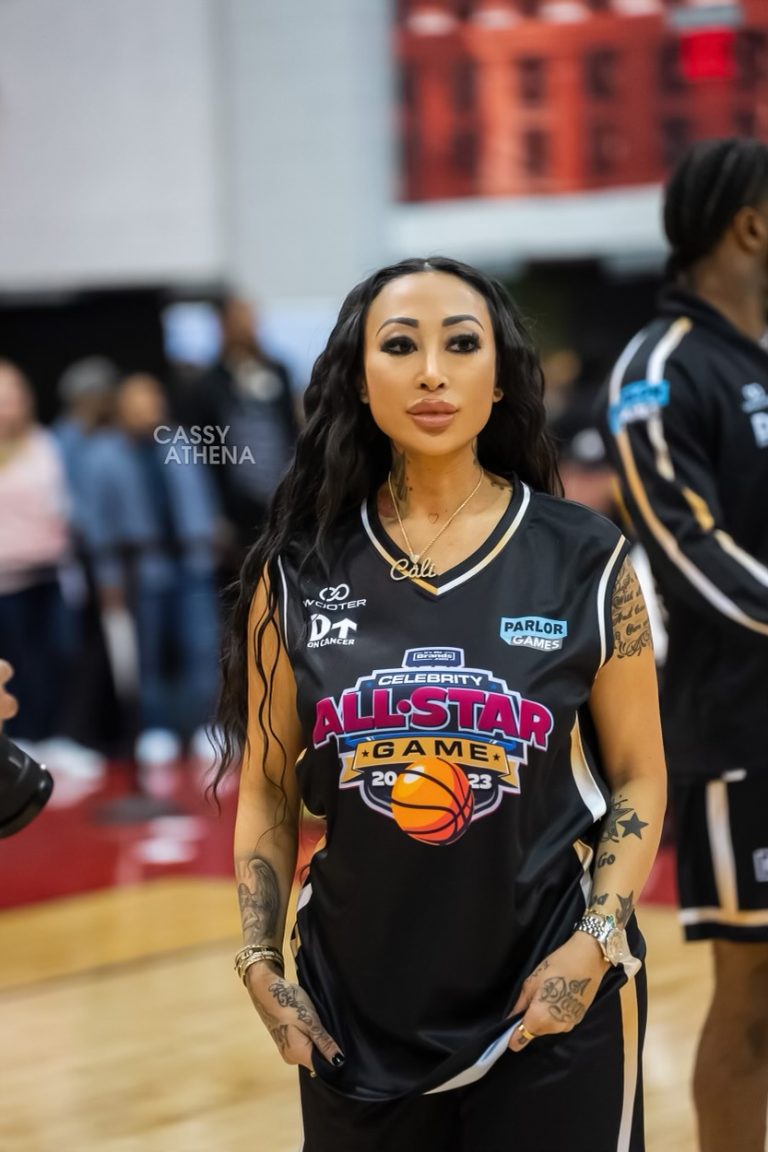 Former VH1 Star Cali Luv Plays in Celebrity All-Star Game