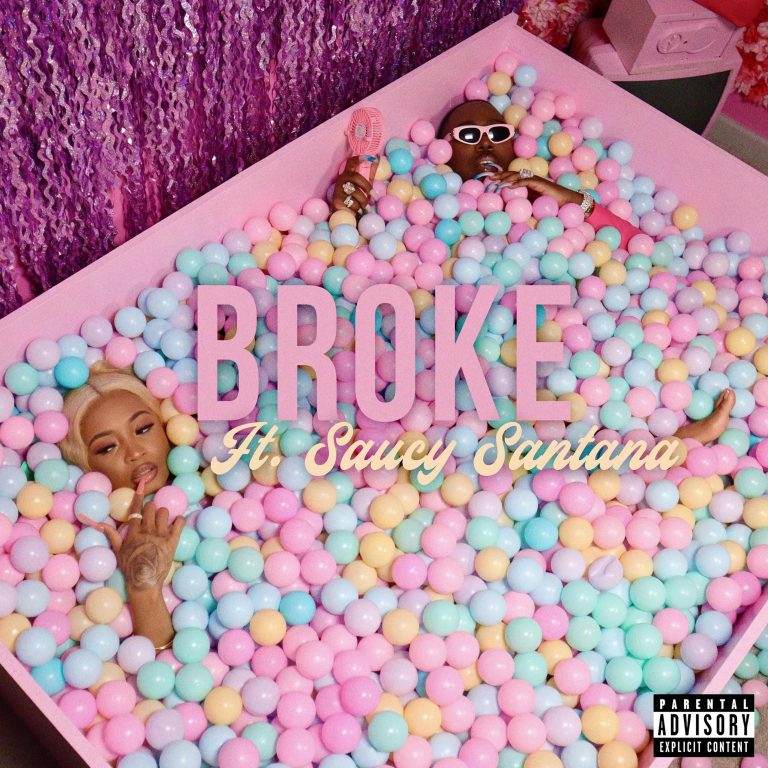 Khadijah Links With Saucy Santana For “Broke” Music Video